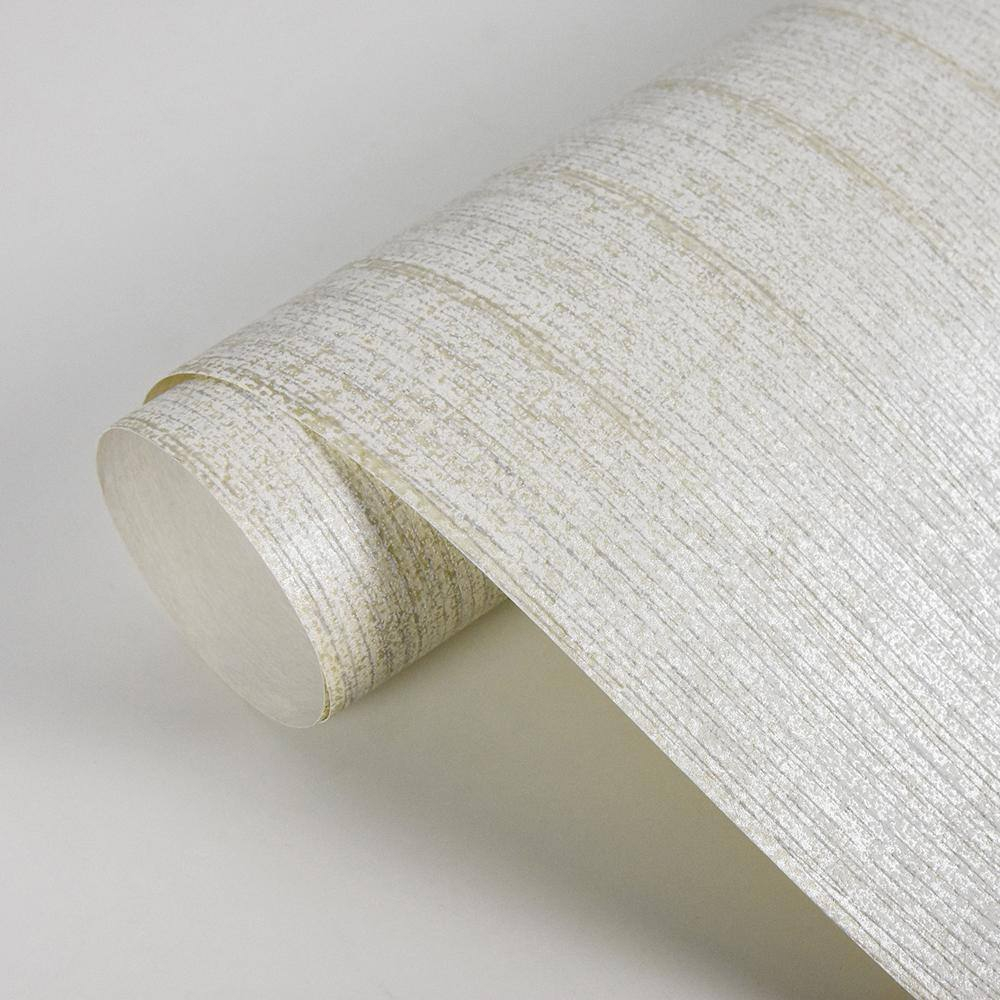 Brewster Ramona Champagne Stripe Texture Wallpaper