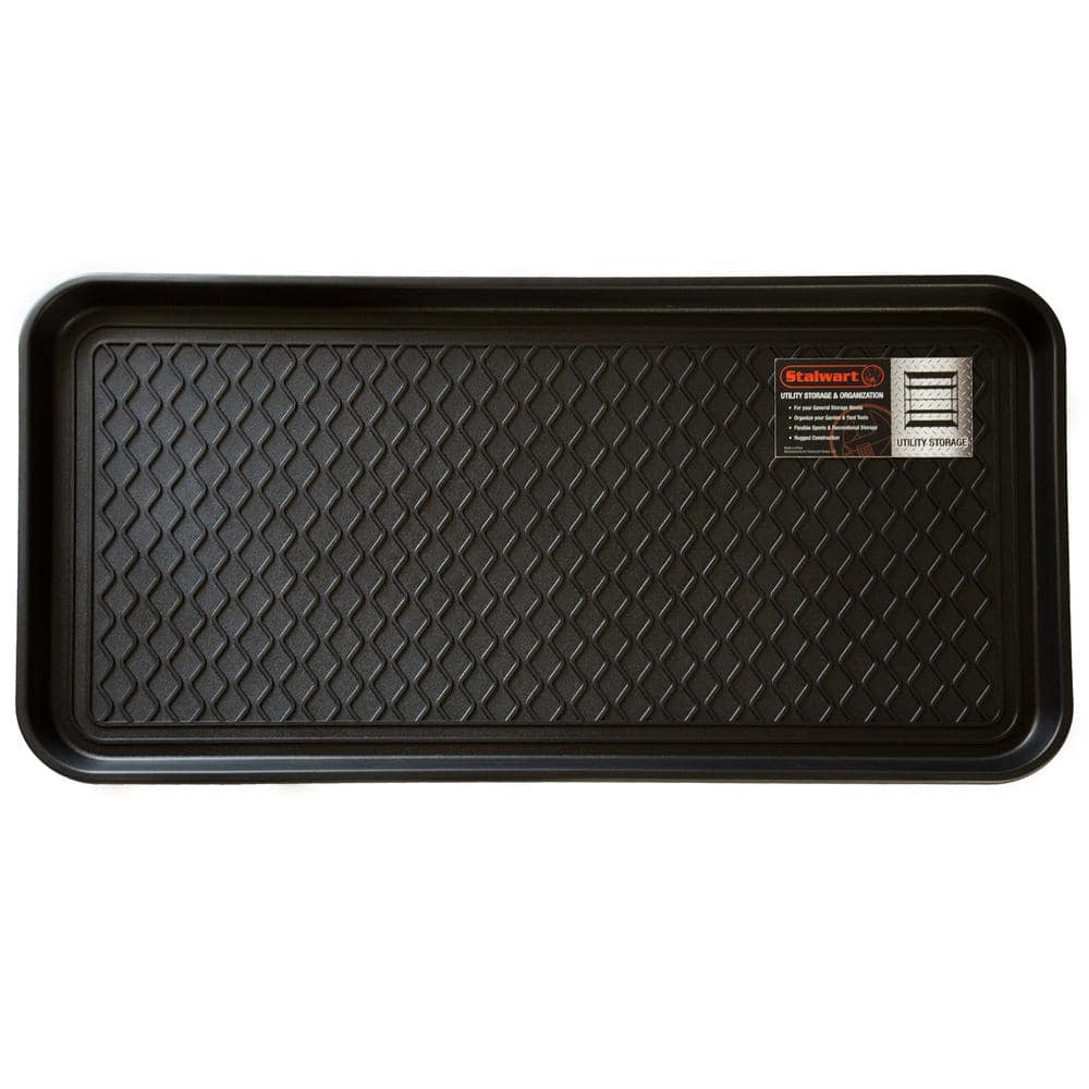 Boot Tray Muddy Shoes Plastic Utility Paint Drip Mat 30 x 15 Inches