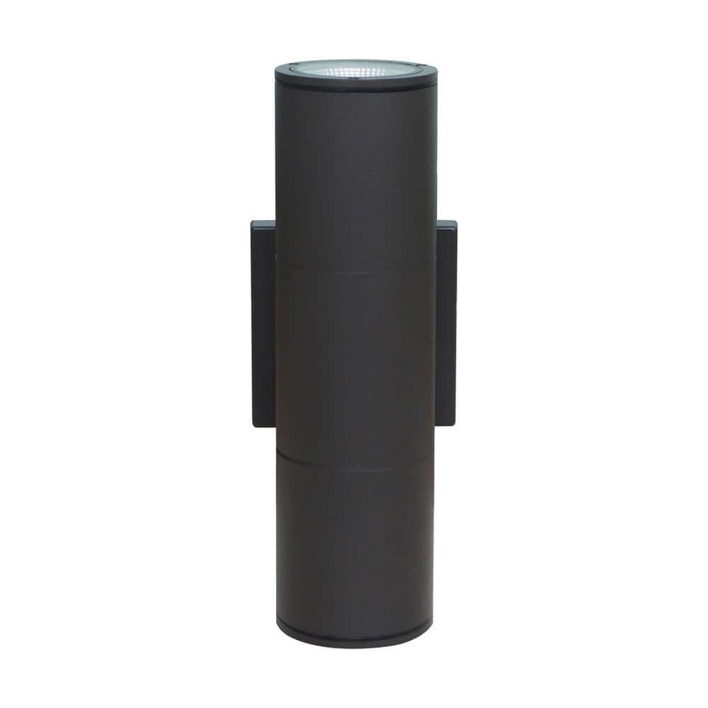 NUVO 62/1146R1 Two Light Outdoor Wall LED Up-and-Down Sconce, 20W/120-277V, Bronze, Large