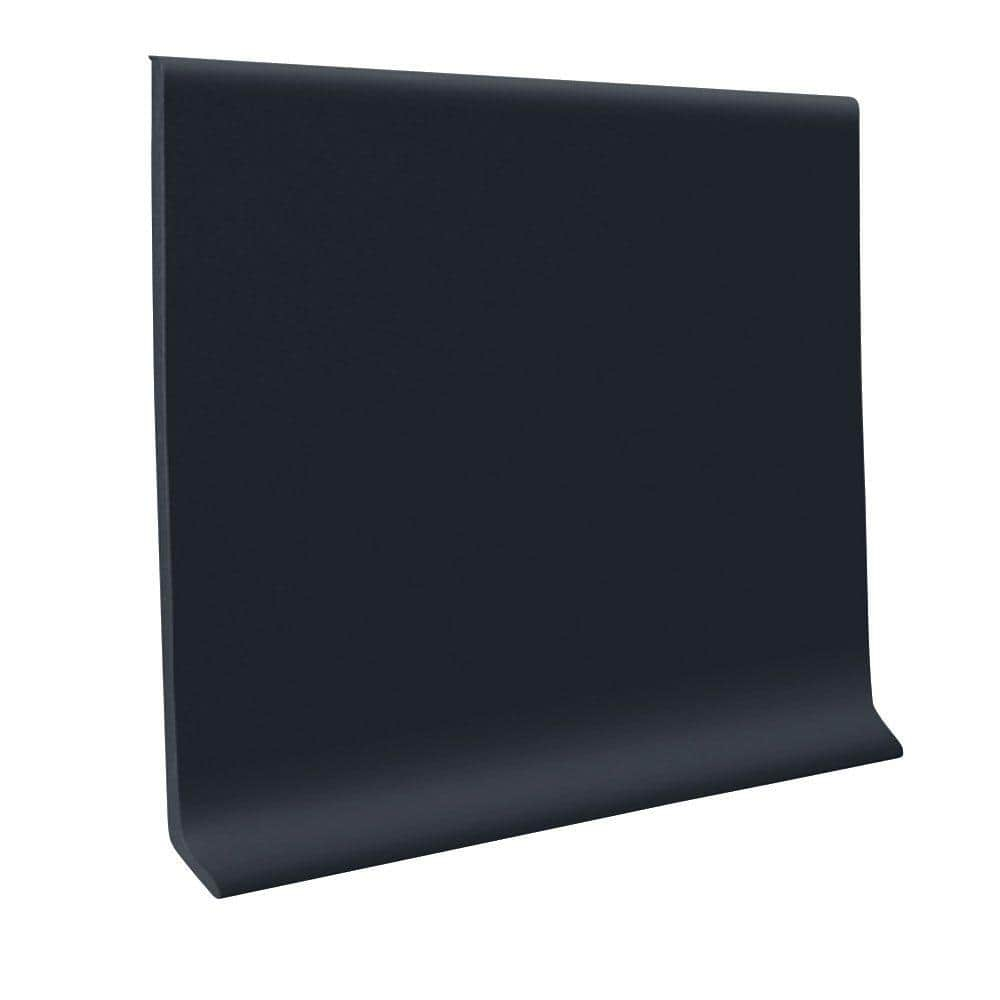 Black Thermoplastic Rubber Wall Cove Base Coil 4" x 120 ft