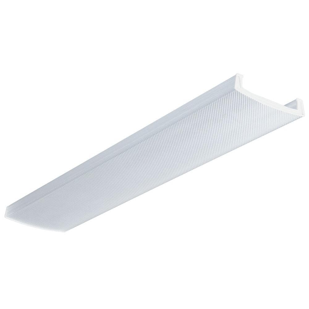 48-inch White Acrylic Diffuser Wraparound Ceiling Light