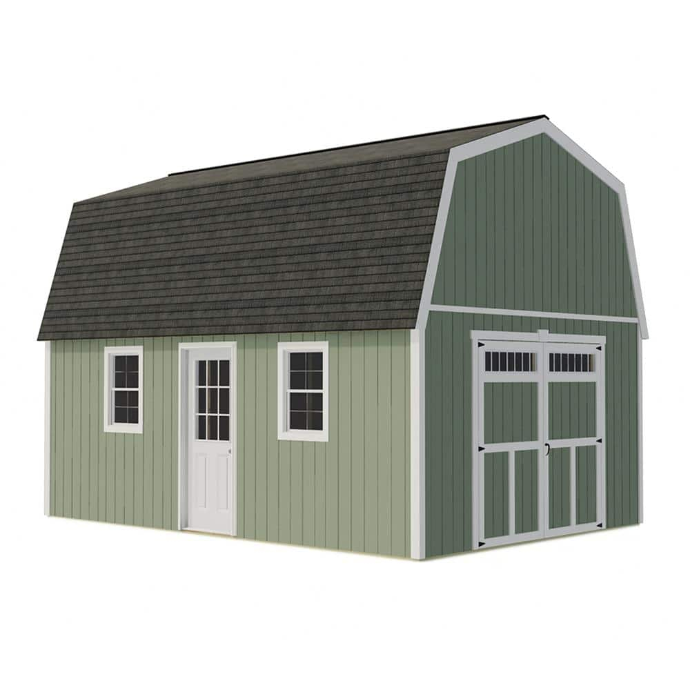 Best Barns Pinewood 14x16 Wood Storage Shed Kit