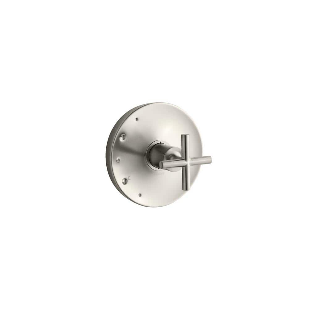 Purist Kohler Rite-Temp Valve Trim with Cross Handle
