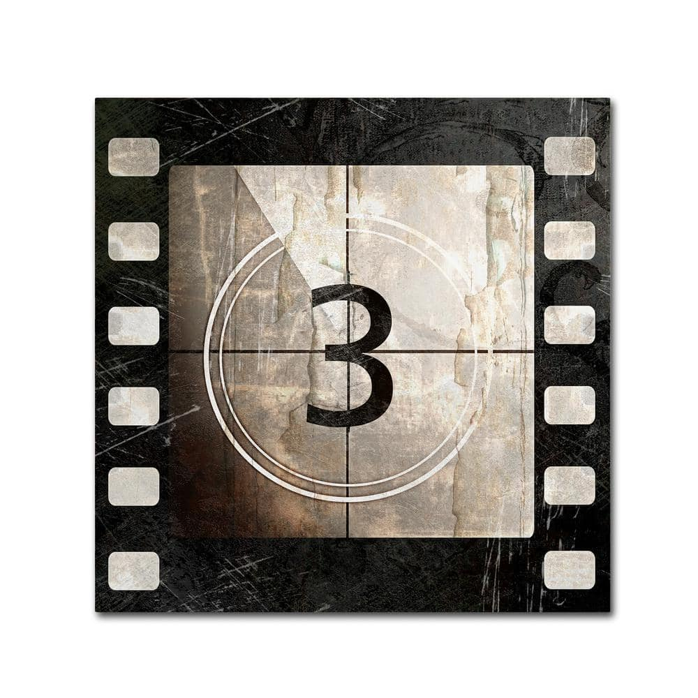 Trademark Fine Art 14x14 Vintage Canvas Wall Art 'Vintage Countdown III' by Color Bakery
