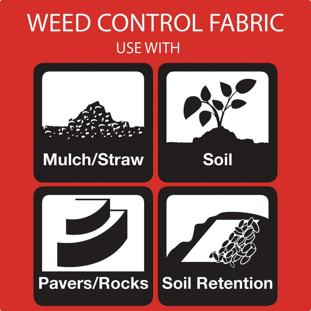 RSI- 6FT Commercial All Weather Landscaping Ground Covering-50FT