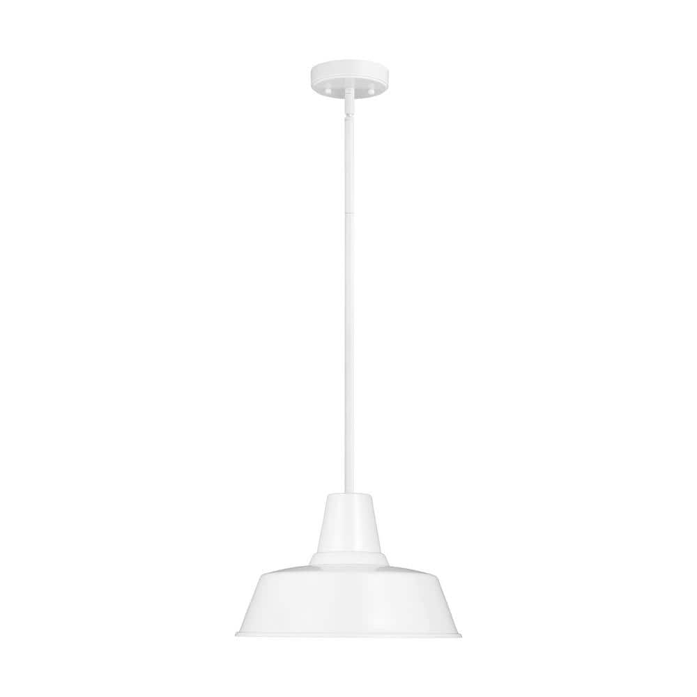 Fisher Outdoor Pendant Light - White / 14" Dia