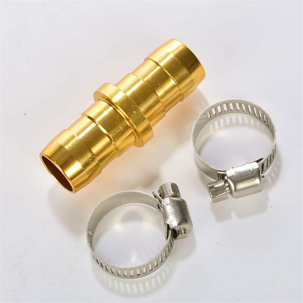 Sanpaint 2 Pack Garden Hose Connector Repair Mender Kit with Stainless Clamp,Fits 3/4"-5/8" Water Hose Repair Fitting C42