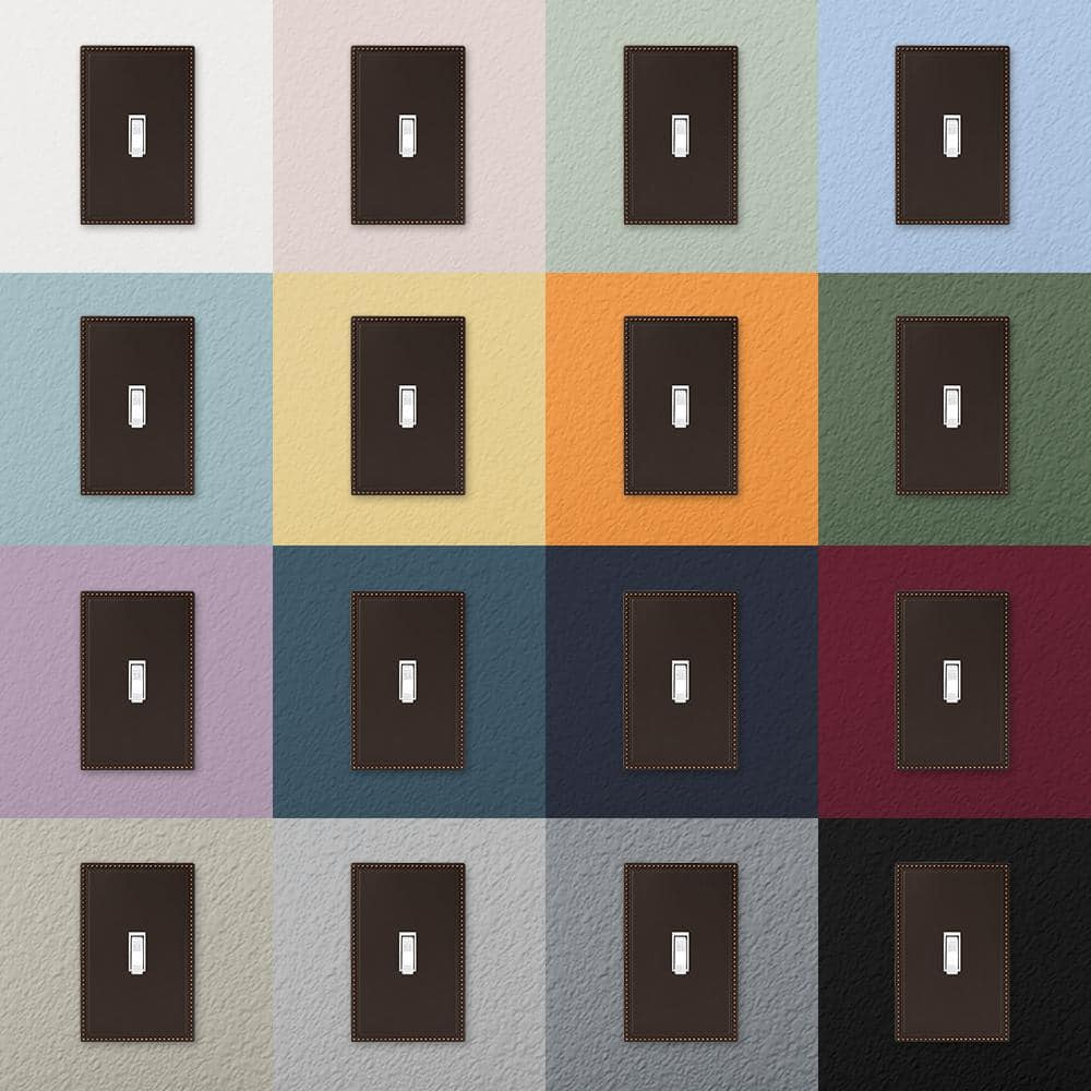 Amerelle 900R4N Shaker Wallplate, 4 Rocker, Cast Metal, Satin Nickel, 1-Pack