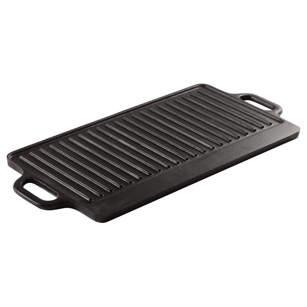 Winco Cast Iron Griddle, Black coating