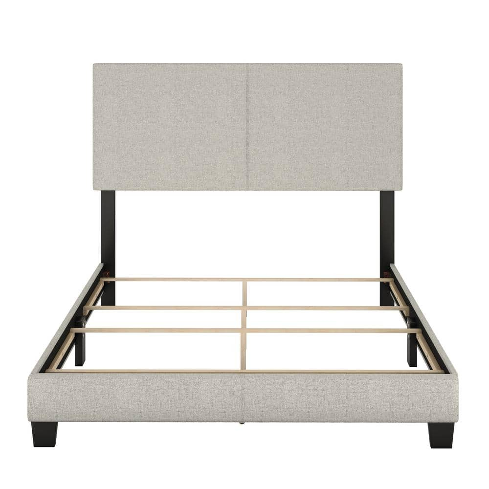 Boyd Sleep MIL897TW Mateo Linen Upholstered Platform Bed