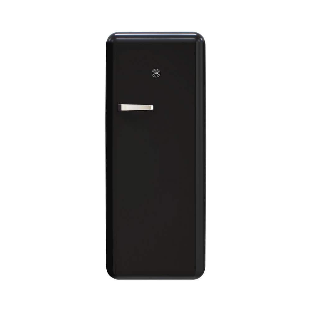 9.2 cu. ft. Freestanding Top Freezer Retro Refrigerator in Black