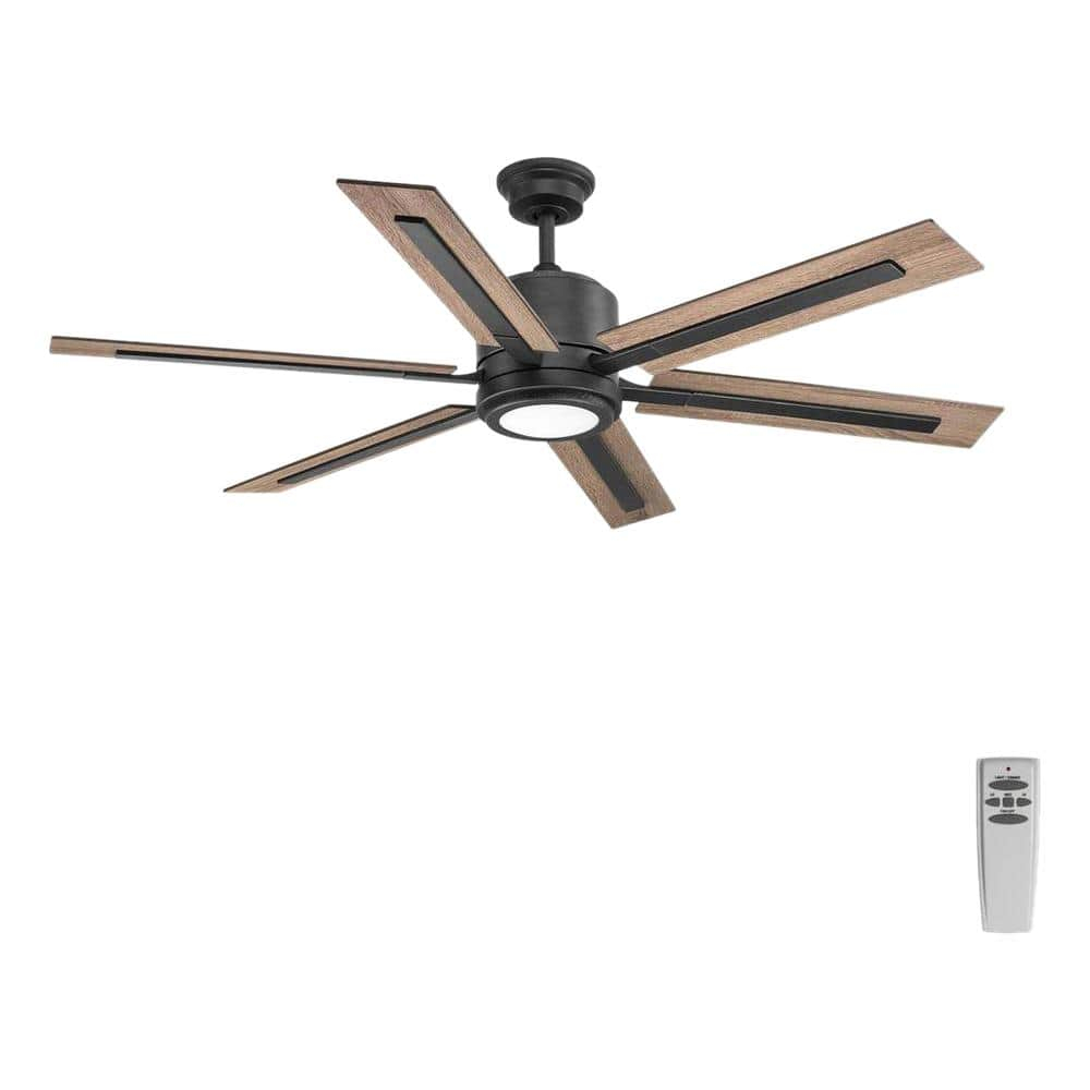 P2586-7130K-Progress Lighting-Glandon - Wide - Ceiling Fan - 1 Light - Handheld Remote in Transitional style - 60 Inches wide by 17.13 Inches