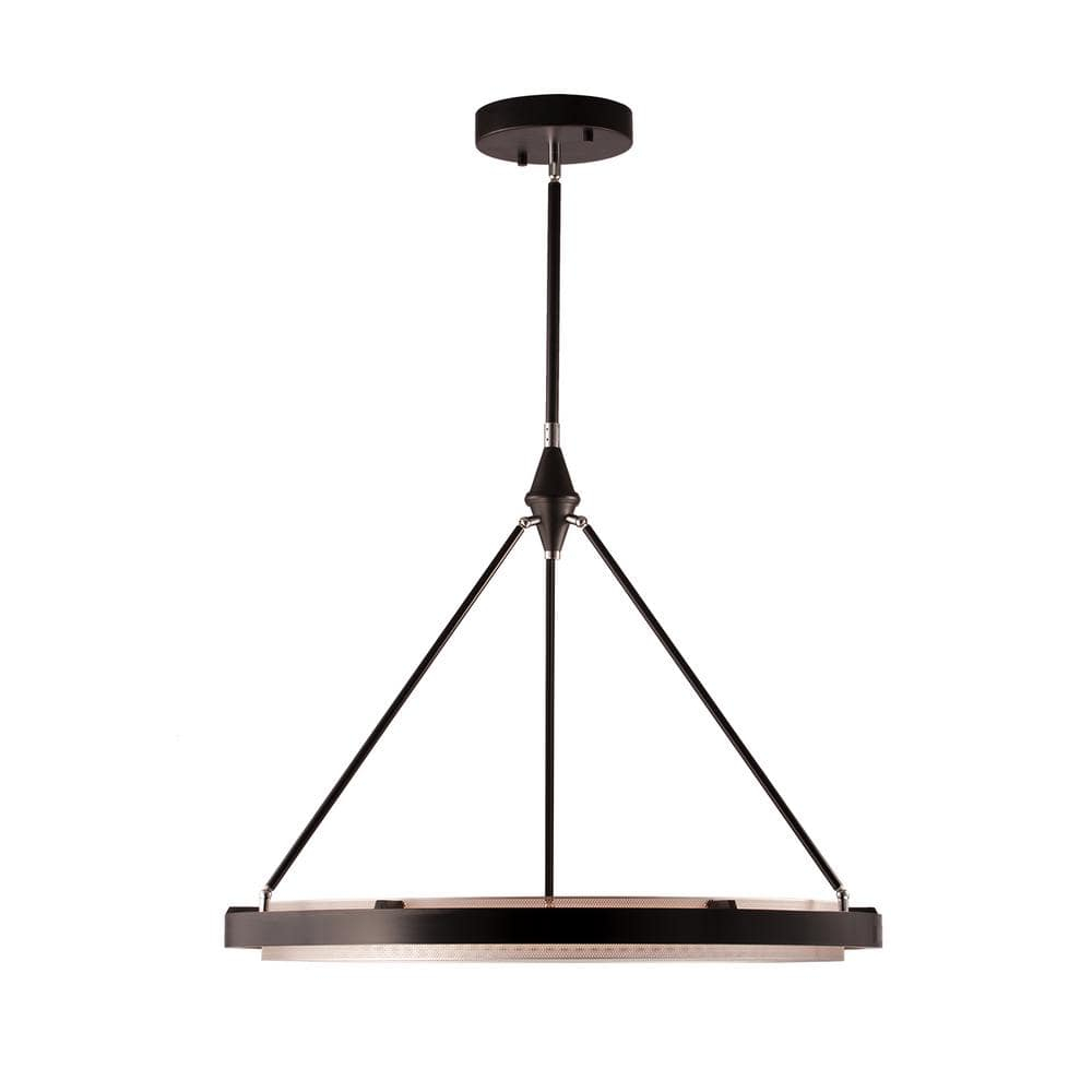 Duo 1 - Light Black LED Unique/Statement Pendant
