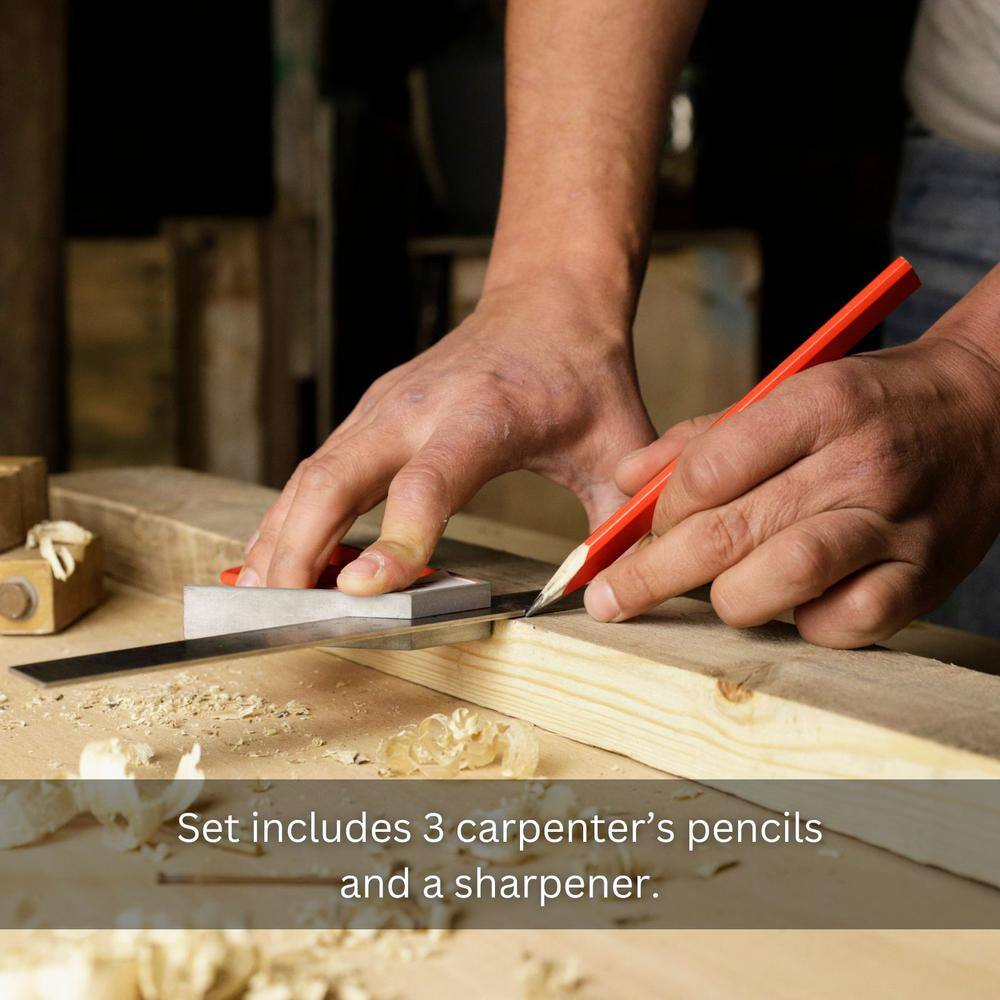 Sharpener and 3 Pencil Set