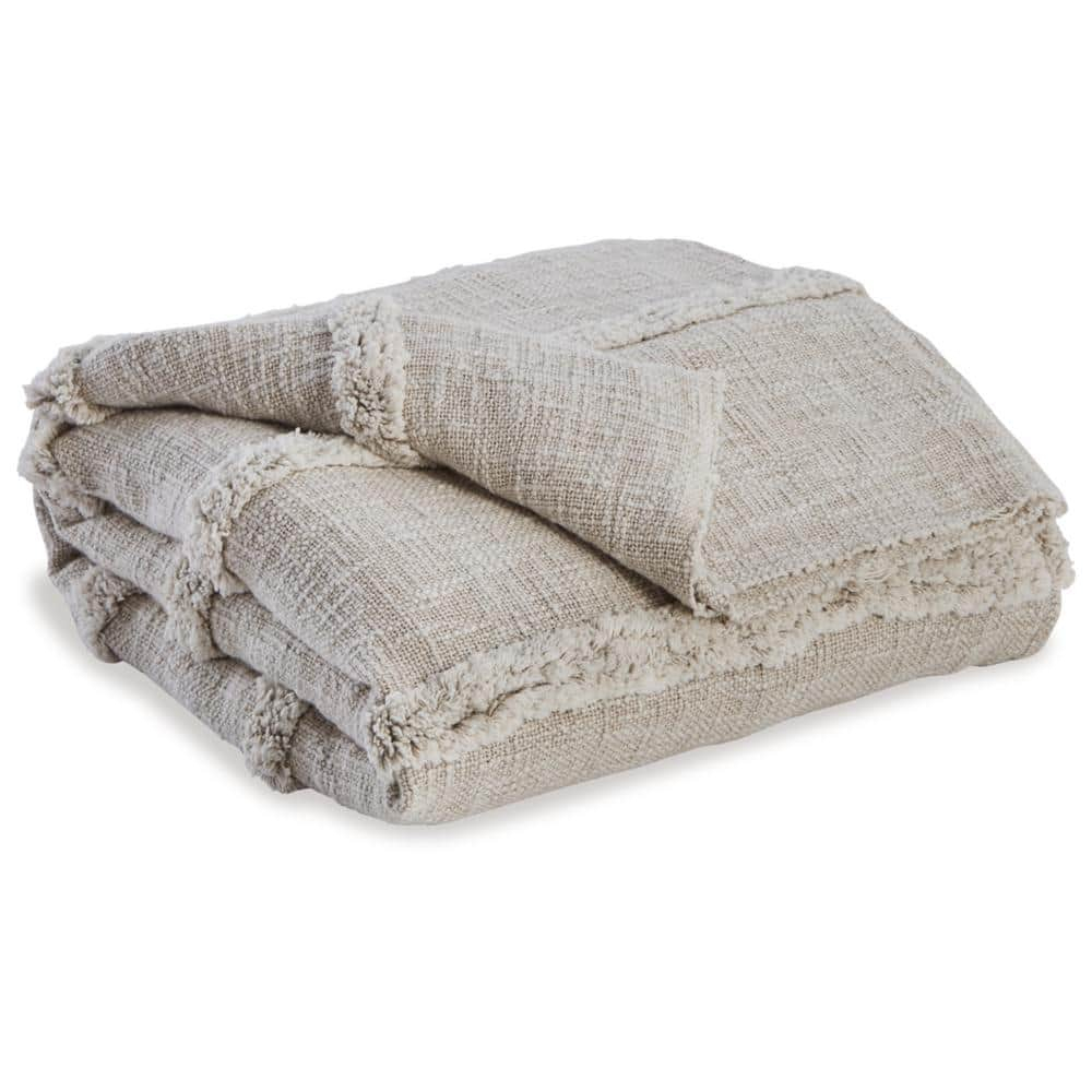 Signature Design by Ashley Casual Samsen Throw  Linen