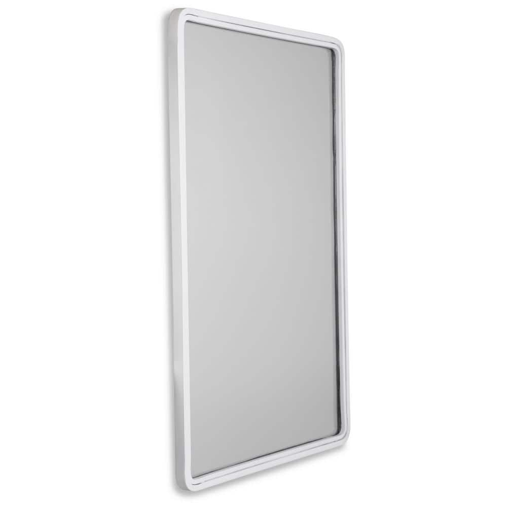 Signature Design by Ashley Contemporary Brocky Accent Mirror  White