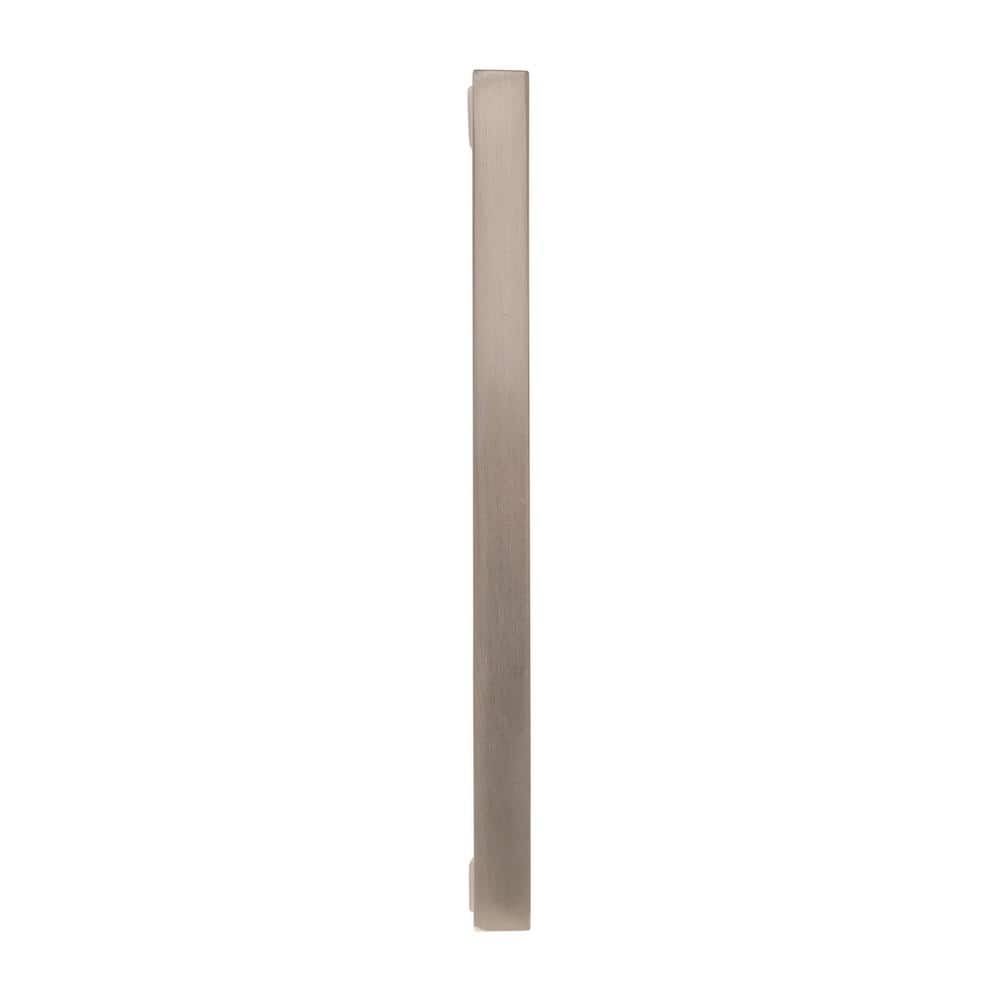 Sleek Satin Nickel Modern Bar Cabinet Pull with Mounting Hardware