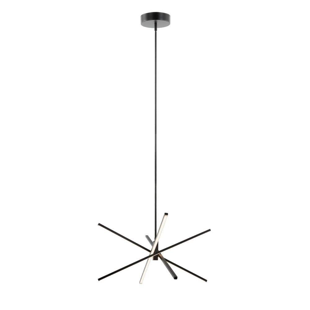 JAXP24L30D1BK-AFX-Jaxx - 4 Light Pendant-Black Finish