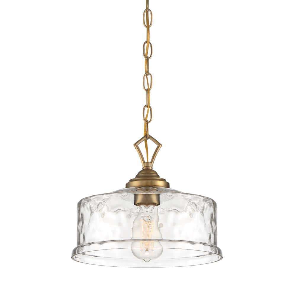 Designers Fountain - Drake - One Light Down Pendant-Brushed Gold Finish