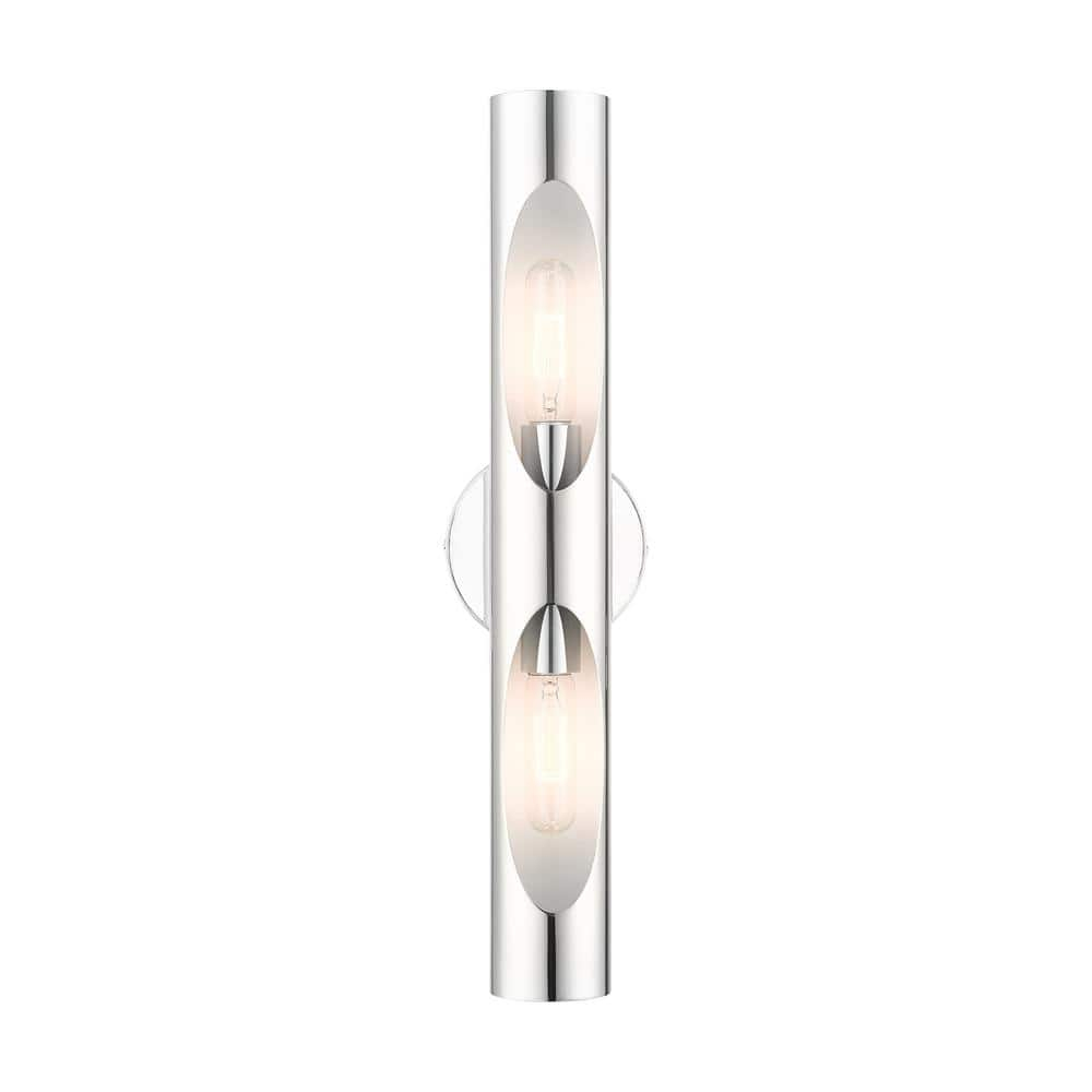 Livex Lighting Novato 2 - Light Wall Light in  Polished Chrome