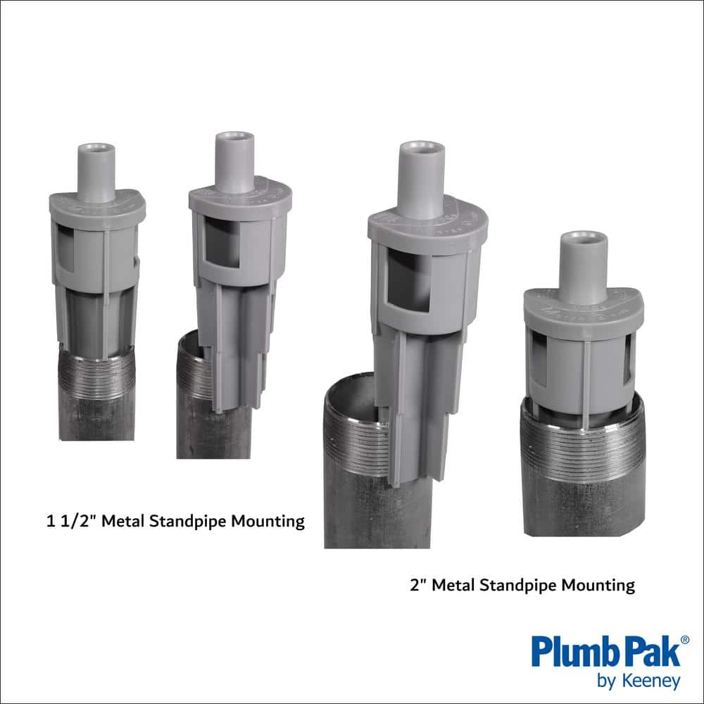 Plumb Pak Air Gap for Standpipes Gray Plastic