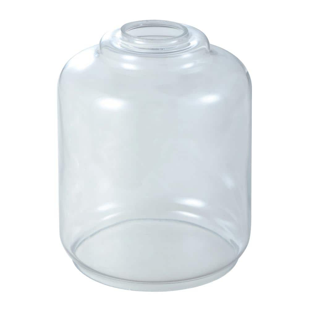 Aspen Creative 23656-60-1,Clear Glass Shade For Lighting Fixture.Size:5-1/2"D x 6-3/4"H,Center Hole:42mm.