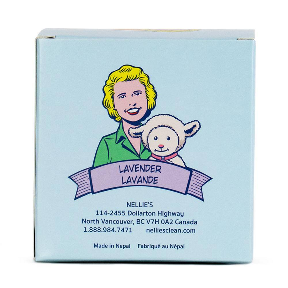 Nellie's Scented Wool Dryerball - Lavender Scented - Made with 100% Pure New Zealand Wool