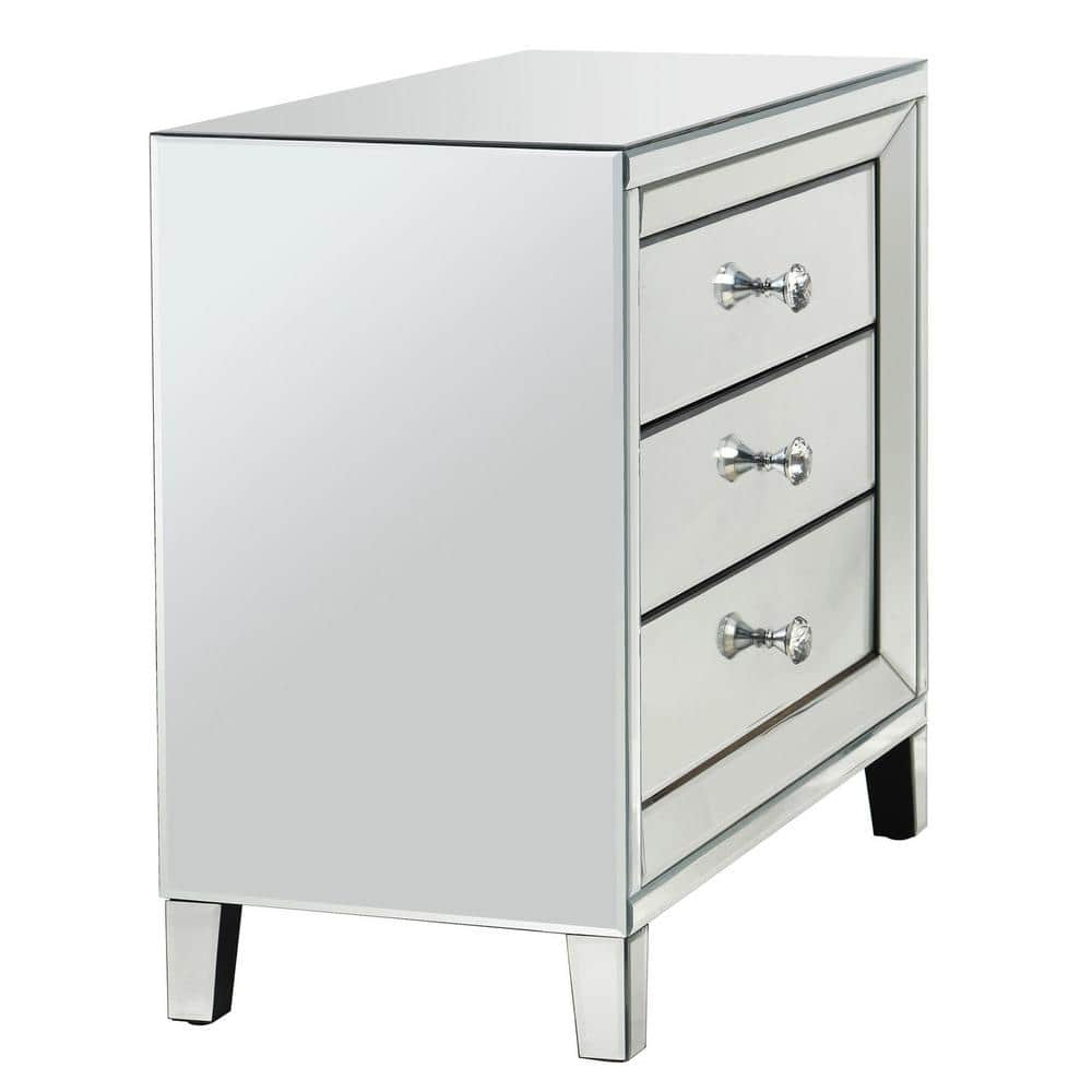 Style Craft 3 Drawer Mirrored Chest