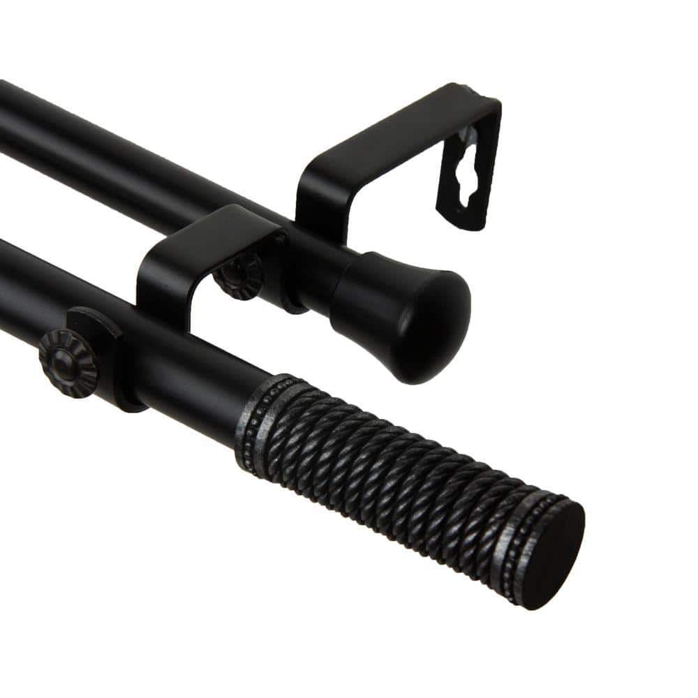 Rod Desyne Steel Adjustable Double Curtain Rod