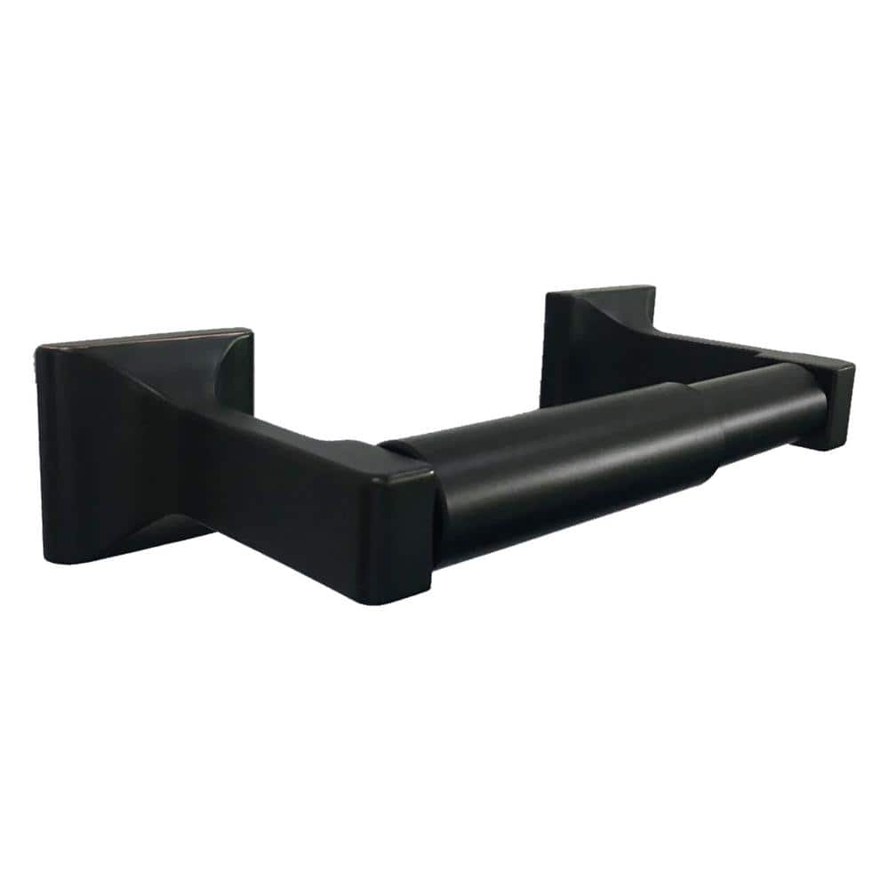 Millbridge Wall-Mounted Toilet Paper Holder for Bathroom, Oil Rubbed Bronze, Sturdy and Easy to Install – Design House, 539247