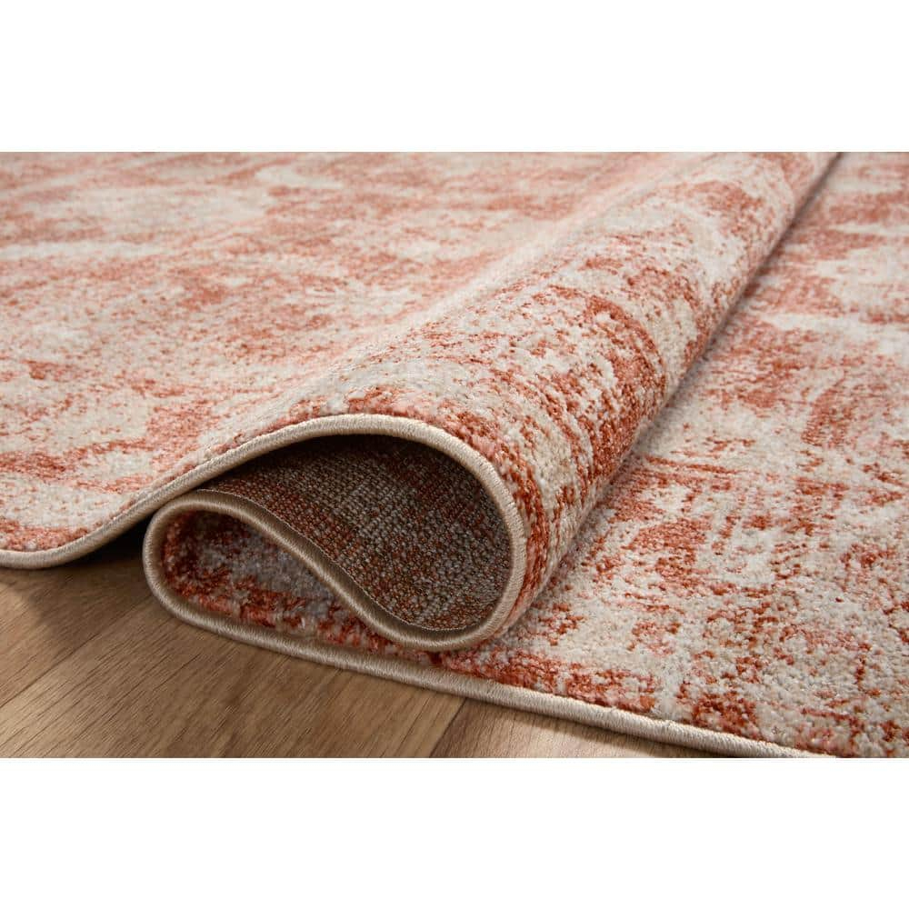 Loloi II Odette Rust / Ivory 2'-3" x 3'-10" Accent Rug