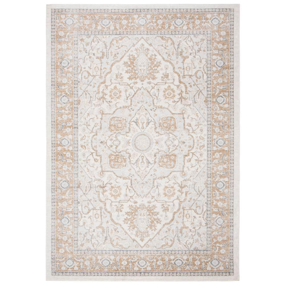 SAFAVIEH Isabella Patrick Oriental Area Rug, Cream/Beige, 9' x 12'
