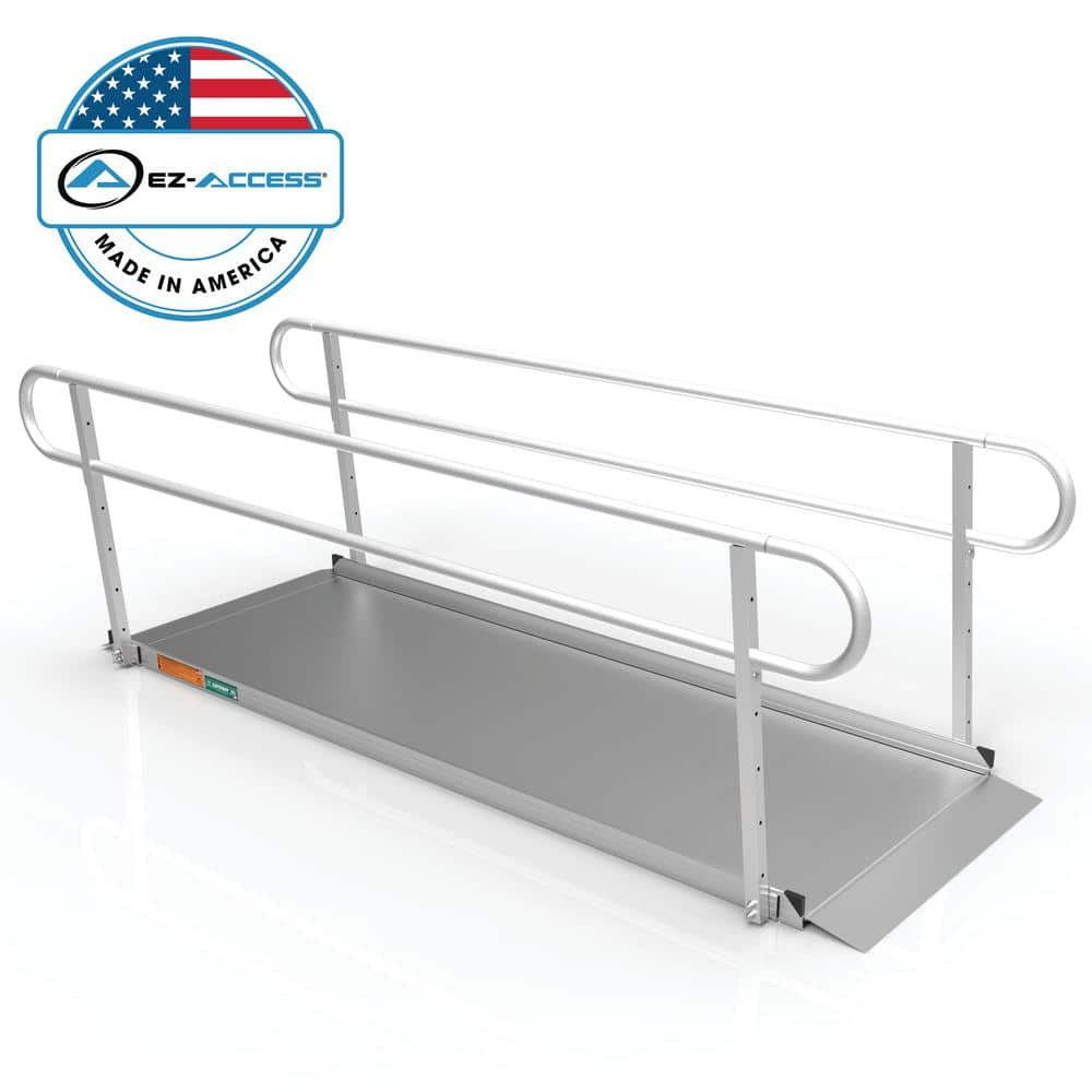 EZ-ACCESS GATEWAY 3G 9 Foot Solid Surface Aluminum Portable Wheelchair Ramp