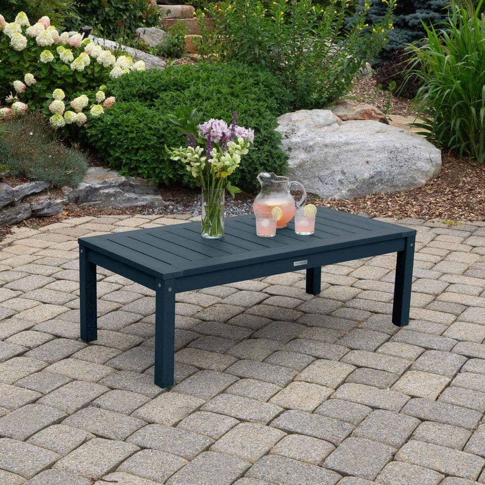 Highwood Adirondack Coffee/Conversation Table - 24" W x 48" L x 16" H, Outdoor, Eco-friendly, Synthetic Wood