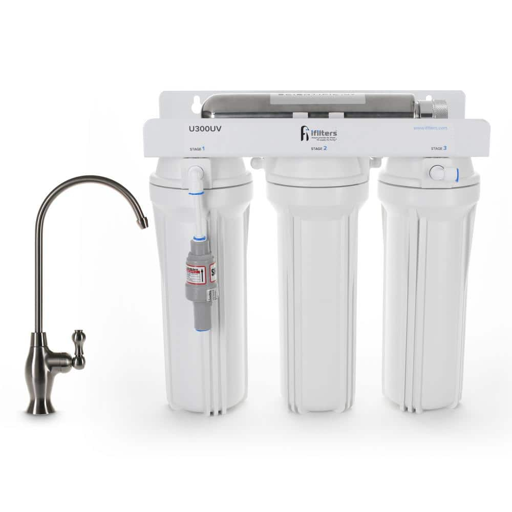U300UV UV Drinking Water Filtration System 4 Stage Ultimate Filter