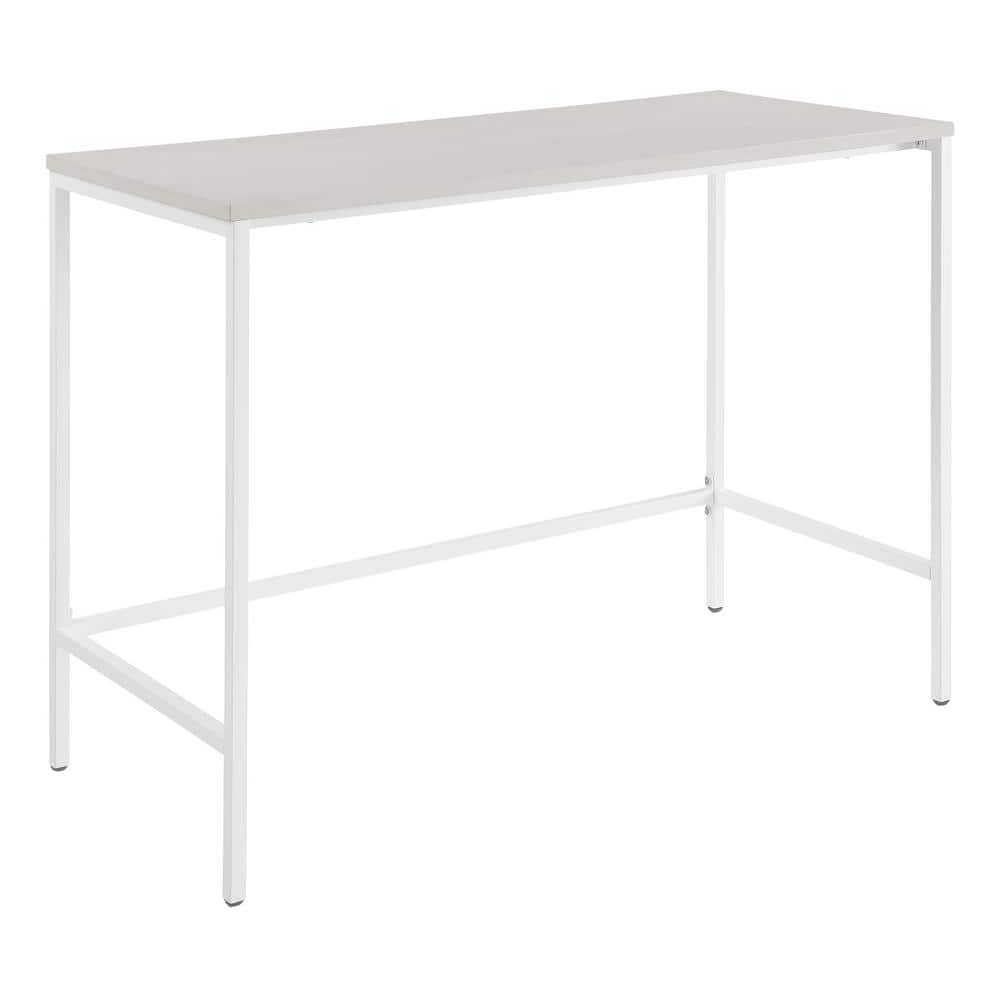 OSP Home Furnishings Contempo 42-Inch Desk, White
