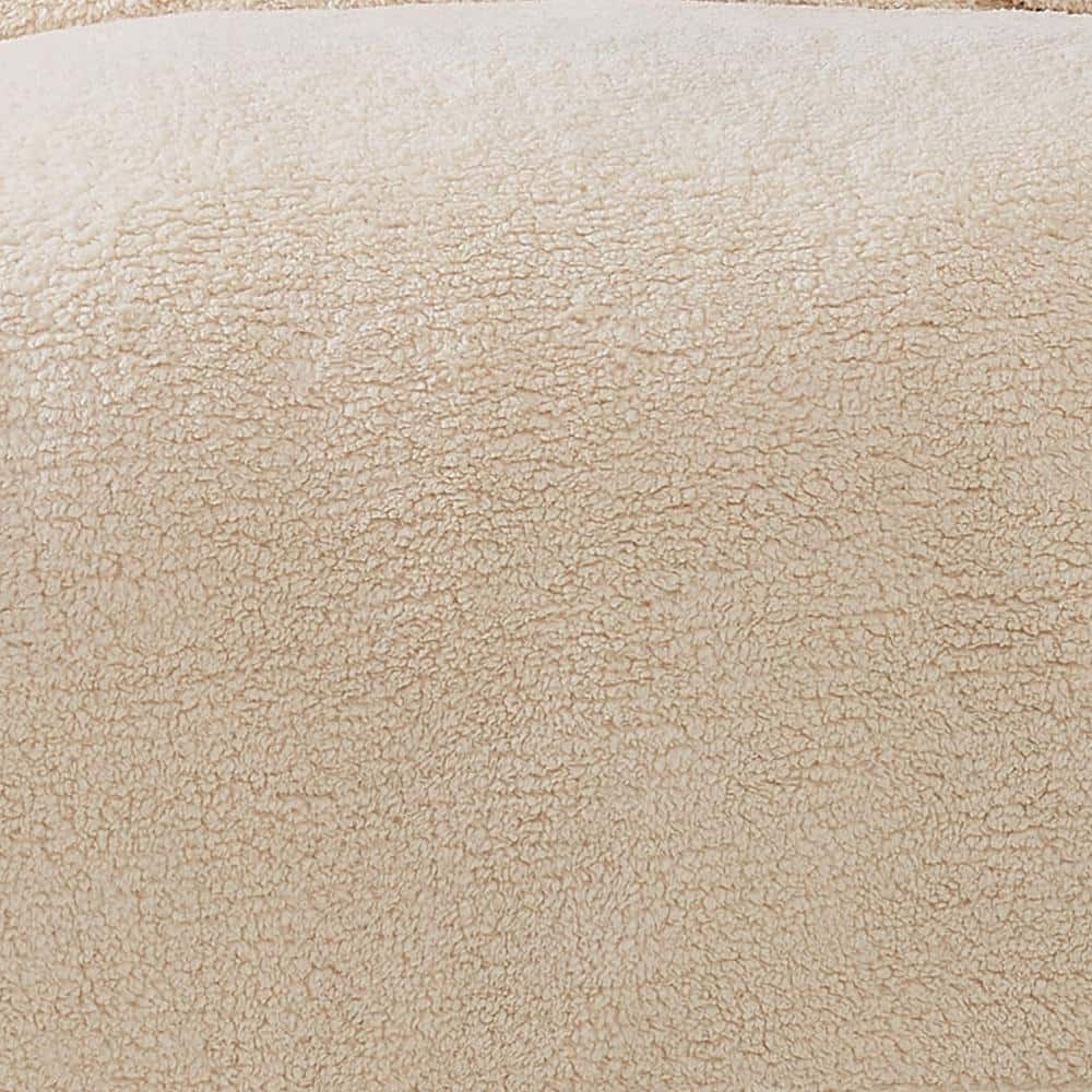 Brooklyn Loom Marshmallow Sherpa Ivory Throw Blanket 50 X 60"