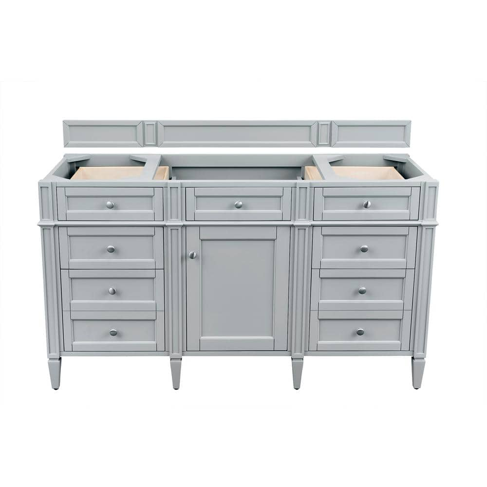 James Martin Vanities 650-V60s Brittany 60" Single Basin Poplar Wood Vanity Cabinet Only -