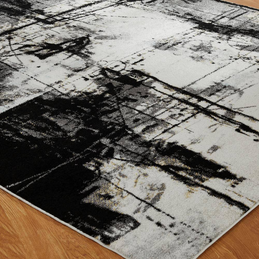 Black/Gray Area Rug