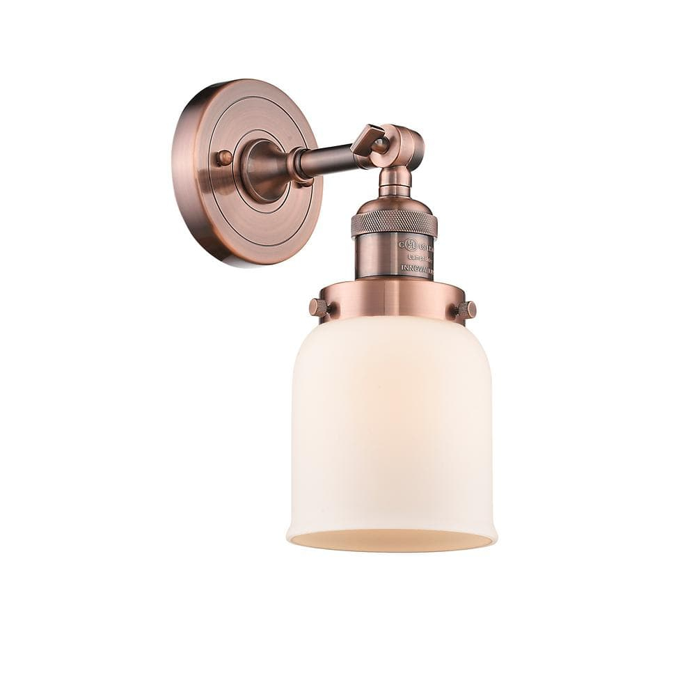 Innovations Lighting Bell 1 - Light Sconce in  Antique Copper