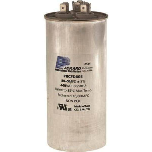 Titan Pro 80+5 MFD 440 V Round Run Capacitor