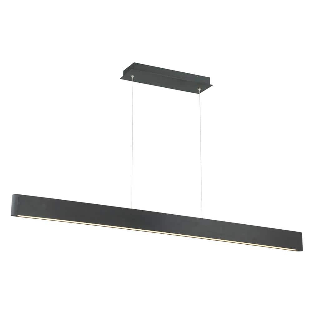 WAC Lighting Volo 54" LED 3000K Contemporary Aluminum Pendant in Black
