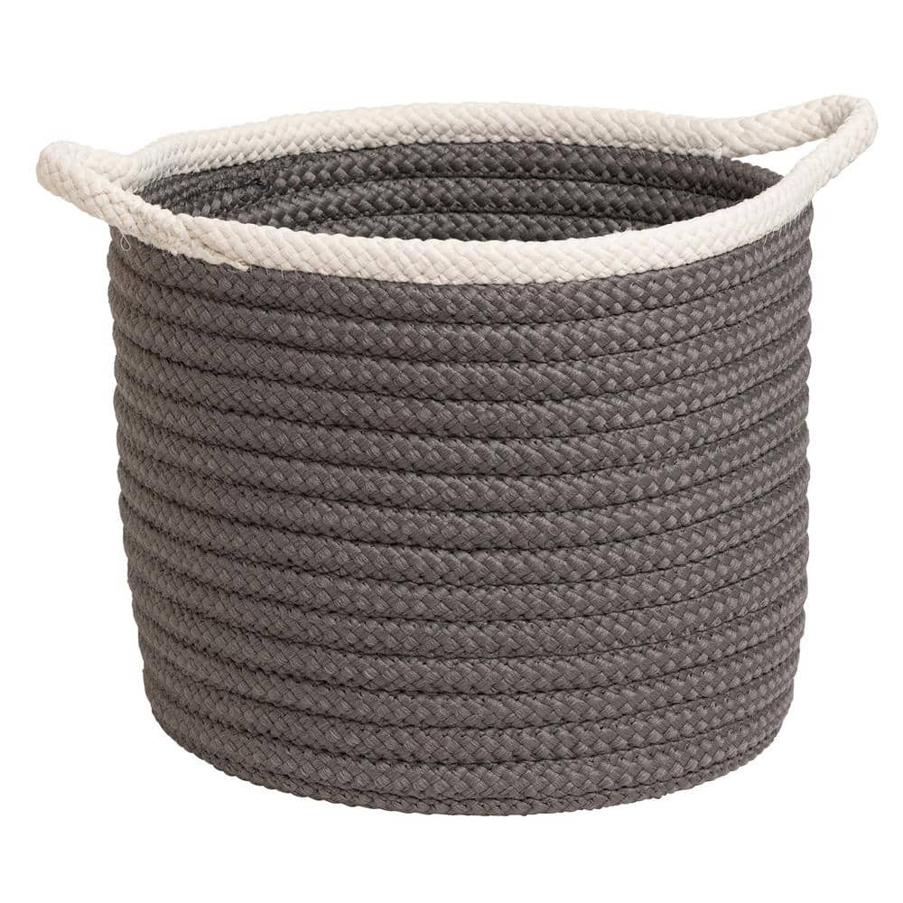 Colonial Mills Sonoma Indoor/Outdoor Basket - Grey 12"x12"x10"