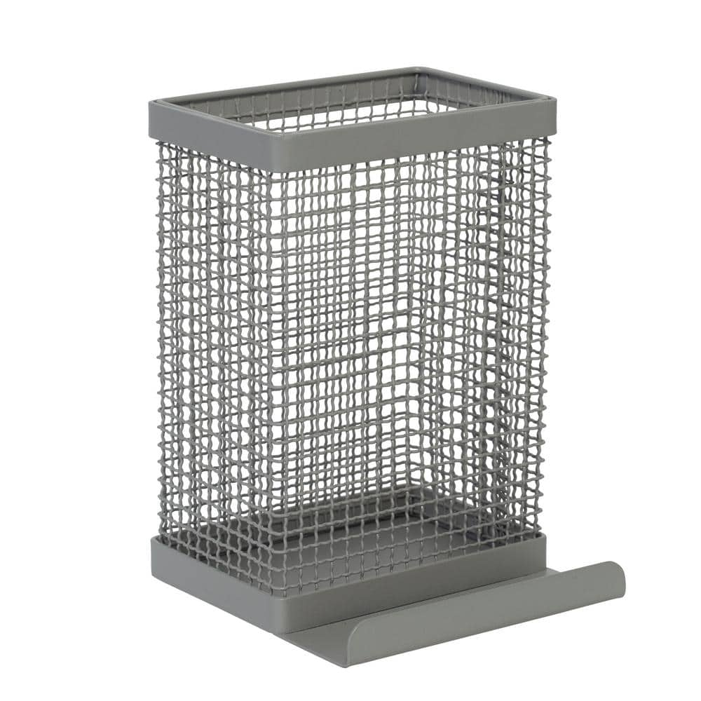 Kitchen Details Industrial Collection Tablet and Utensil Holder in Grey