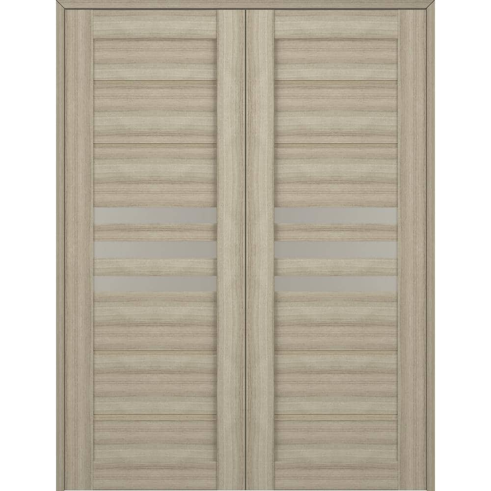 Belldinni Dome Solid Manufactured Wood and Glass Paneled Prefinished French Door