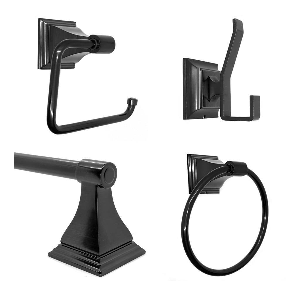 Leonard 4 - Piece Bathroom Hardware Set