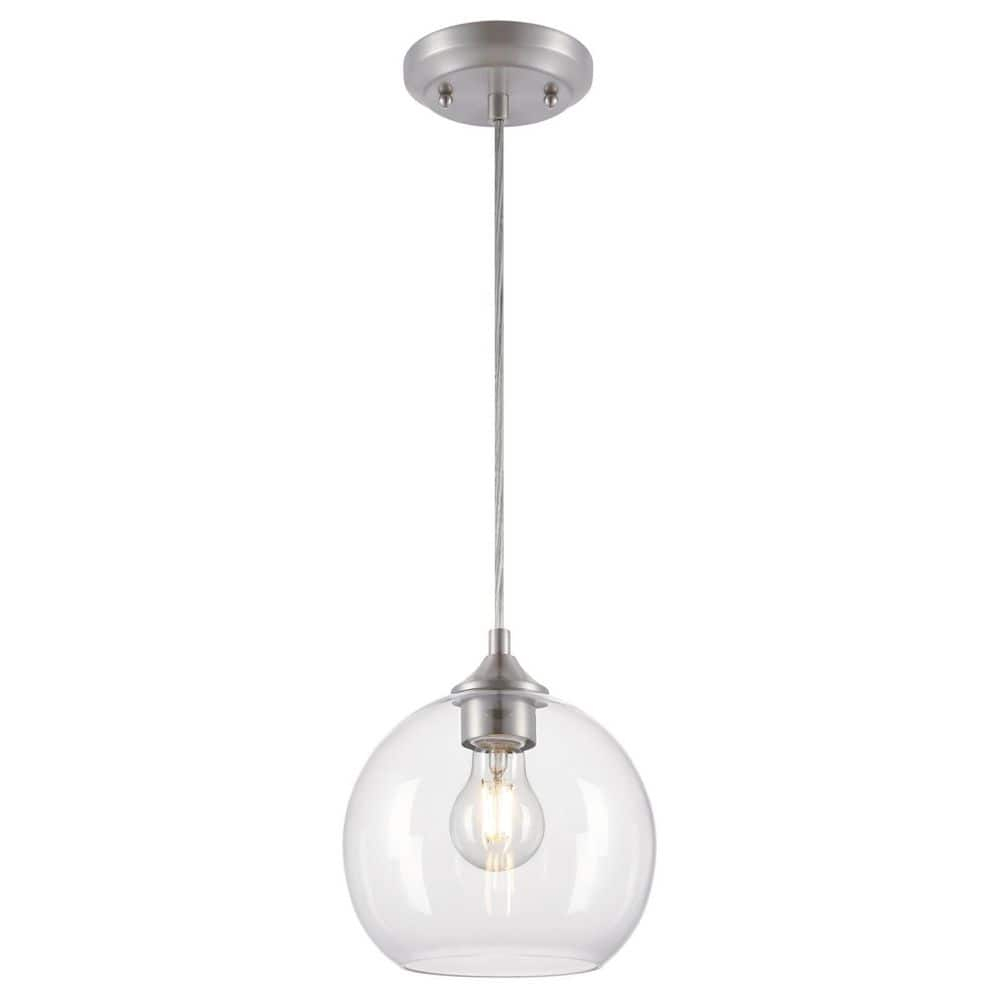 Westinghouse Lighting  Tatze One Light Indoor Mini Pendant - 1-Light Brushed Nickel