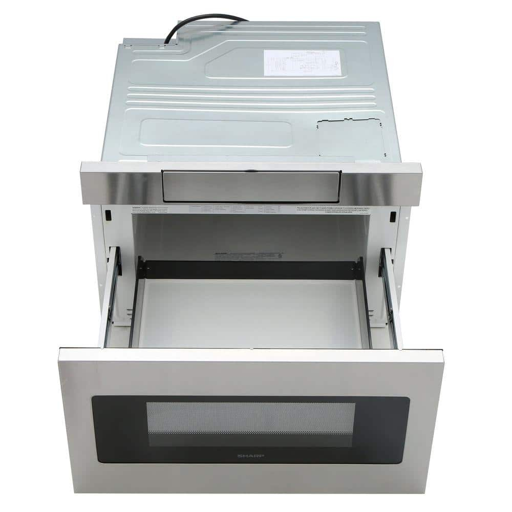 24-Inch Stainless Steel Microwave Drawer with Digital Controls