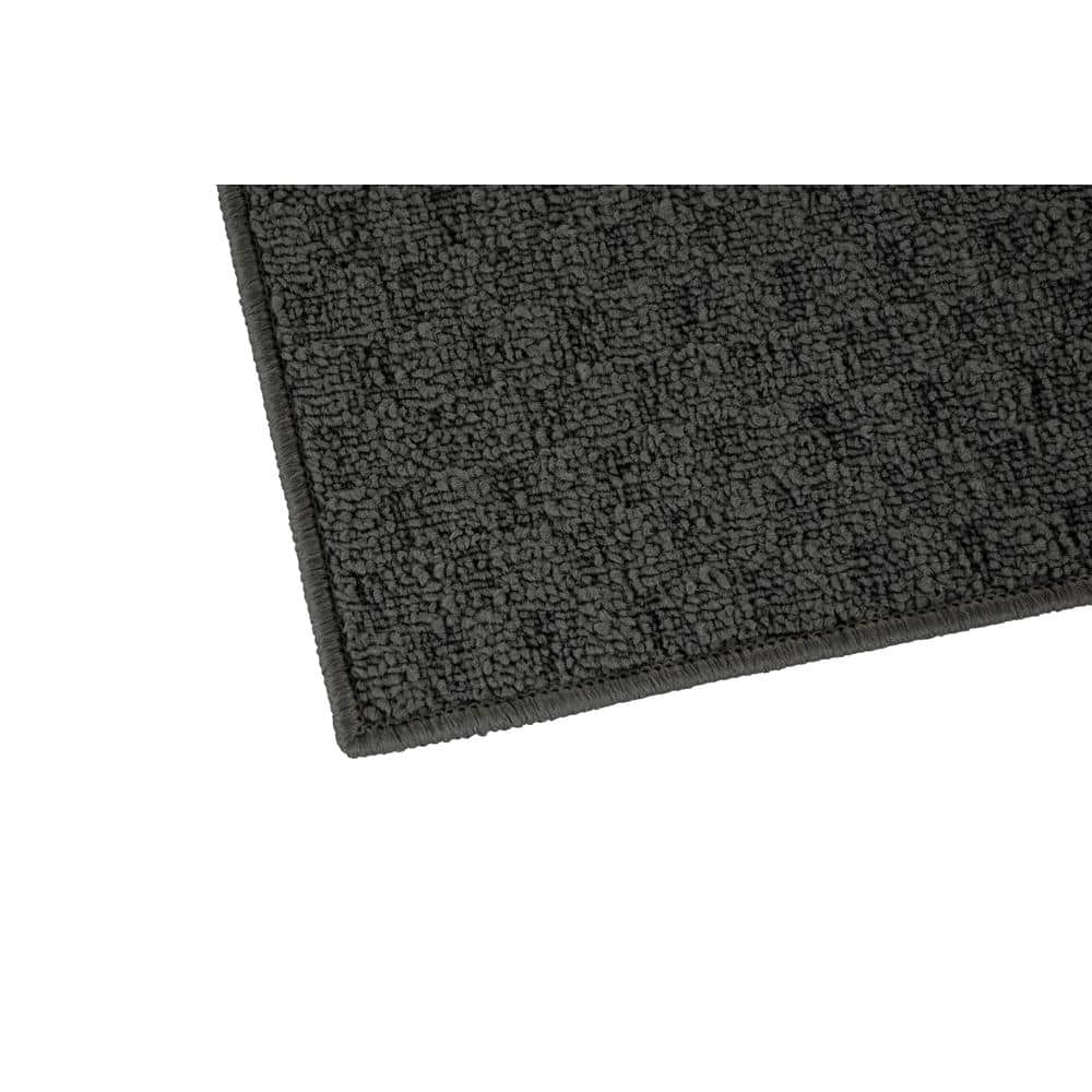Garland Rug Town Square Polypropylene Cinder Gray Indoor Area Rug, 5' x 7'
