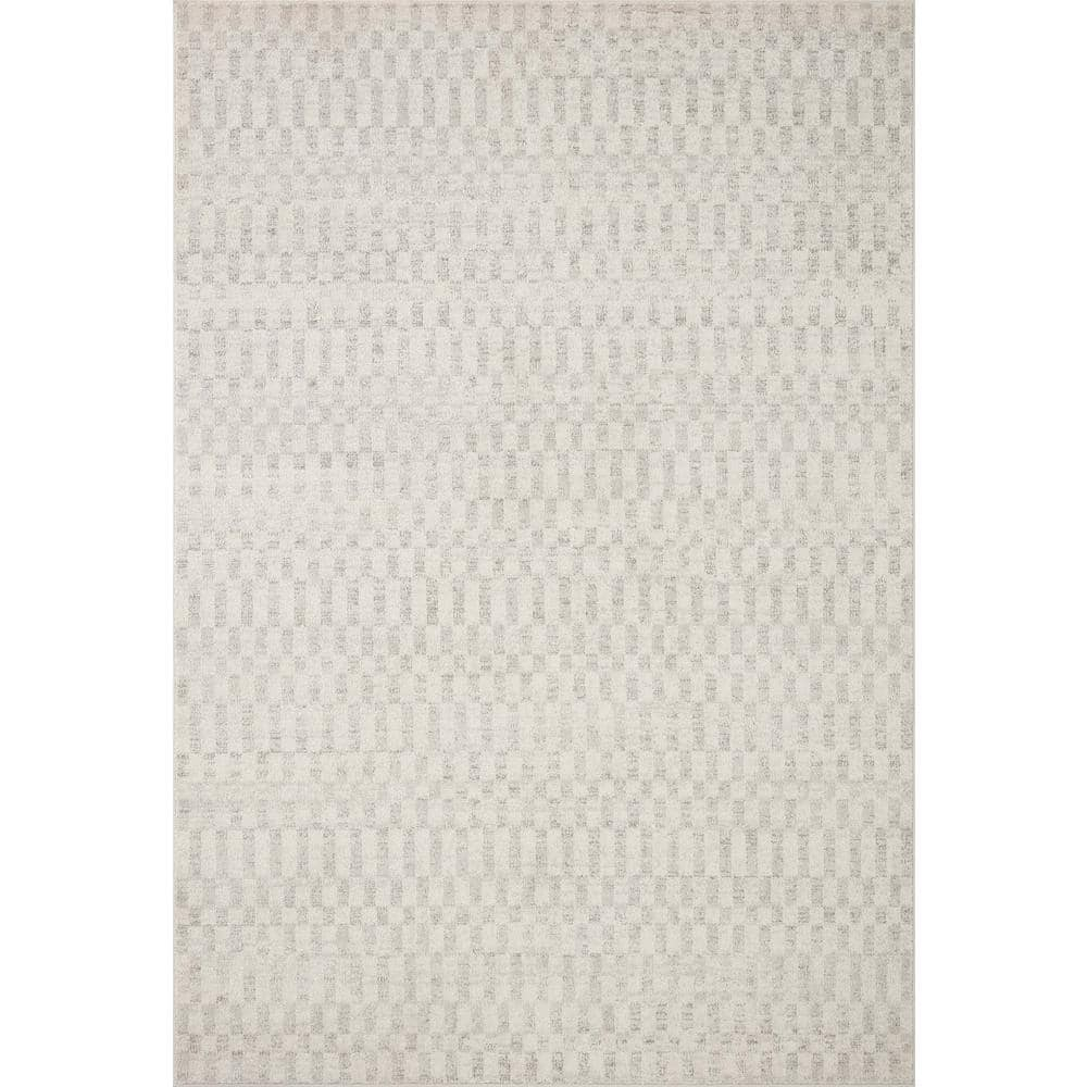 Loloi II Kamala Ivory / Grey 7'-10" x 10' Area Rug